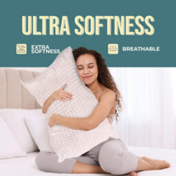 Nod Off Pack Of 6 Luxury Super Soft Down Alternative Bed Pillows - Poly-Cotton Case Hypoallergenic And Dust Mite Resistant - thumbnail 2