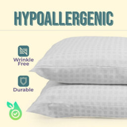 Nod Off Pack Of 6 Luxury Super Soft Down Alternative Bed Pillows - Poly-Cotton Case Hypoallergenic And Dust Mite Resistant - thumbnail 6