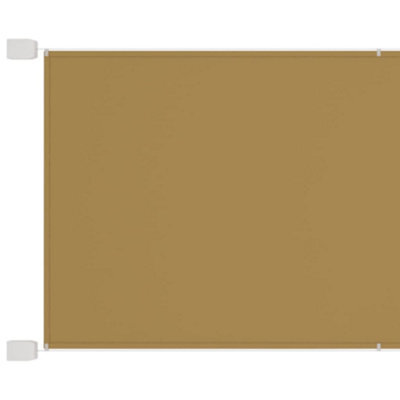 Berkfield Vertical Awning Beige 140X420 Cm Oxford Fabric - image 1
