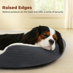 Skylos Dog Bed Luxury Soft Washable Puppy Cat Cushion Mattress Corduroy - thumbnail 5
