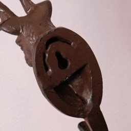 Dibor Set Of 2 Vintage Cast Iron Stag Wall Hooks Country Lodge Style Antique Brown Hallway Kitchen Bedroom Coat Peg Bathroom Towel Hooks - thumbnail 6