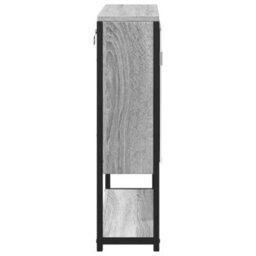 Berkfield Bathroom Mirror Cabinet Grey Sonoma 60X16X60 Cm Engineered Wood - thumbnail 7