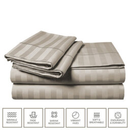 Pamposh Pack Of 4 Premium Reversible Super King Duvet Covers With Zip Closure, Corner Ties & Matching Pillows Soft Easy Care Bedding - thumbnail 5