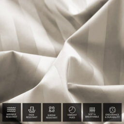 Pamposh Pack Of 4 Premium Reversible Super King Duvet Covers With Zip Closure, Corner Ties & Matching Pillows Soft Easy Care Bedding - thumbnail 3