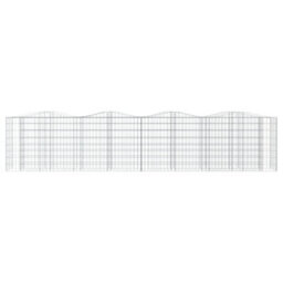 Berkfield Durable Arched Gabion Raised Bed 400X50X100 Cm Galvanised Iron - thumbnail 3