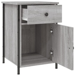 Berkfield Bedside Cabinets 2 Pcs Grey Sonoma 40X42X60 Cm Engineered Wood - thumbnail 7