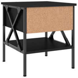Berkfield Bedside Tables 2 Pcs Black 40X42X45 Cm Engineered Wood - thumbnail 9