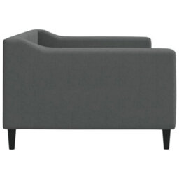 Berkfield Day Bed Dark Grey 90X190 Cm Fabric - thumbnail 3