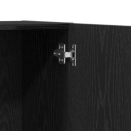Walplus Black Oak Office Cabinet 60X32X190 Cm Made From Engineered Wood - thumbnail 9