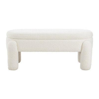 Ottoman Storage Stool Bench Bed End Seat - image 1