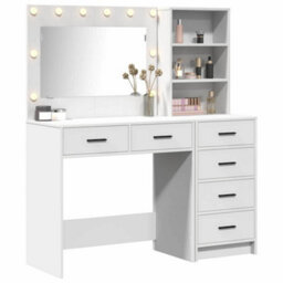 Walplus Dressing Table White 78.5 X 41 X 135 Cm Engineered Wood - thumbnail 3
