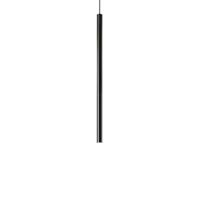 Ideal Lux Ultrathin Integrated Led Slim 40Cm Pendant Ceiling Light Matte Black 1150Lm 3000K