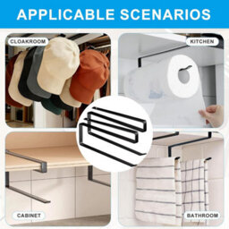 Wall-Mounted Cap Holder, Hat Rack, Cap Storage Organizer For Bedroom - thumbnail 5