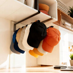 Wall-Mounted Cap Holder, Hat Rack, Cap Storage Organizer For Bedroom - thumbnail 4