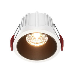 Luminosa Lighting Luminosa Alfa Led Round Recessed Downlight White And Black 2700K 750Lm