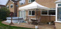 All Seasons Gazebos 3X3 Fully Waterproof Pop Up Gazebo With Accessories White - thumbnail 2