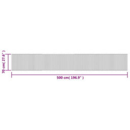 Walplus Rug Rectangular Nature 70X500 Cm Bamboo - thumbnail 8