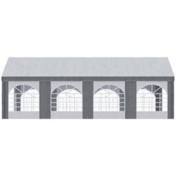 Outsunny 8 X 4M Party Tent, Marquee Gazebo With Sides, Windows And Double Doors - thumbnail 8