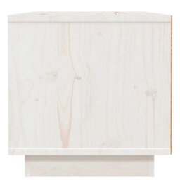 Berkfield Bedside Cabinet White 40X34X35 Cm Solid Wood Pine - thumbnail 6