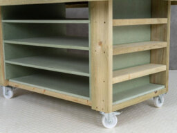 Arbor Garden Solutions Art/craft Table, Project Workbench With Storage V.1. (L-180 X D-122 X H-90Cm) - thumbnail 8