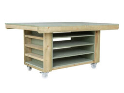 Arbor Garden Solutions Art/craft Table, Project Workbench With Storage V.1. (L-180 X D-122 X H-90Cm) - thumbnail 5
