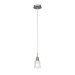 Luminosa Lighting Luminosa Amel Pendant 1 Light L1/sgu10, Polished Chrome - thumbnail 1
