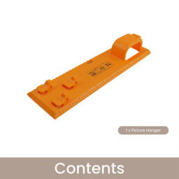 Keypak Everhang Picture Hanging Tool Accurate Frame Placement Wall Hanging Tool For Diy Lightweight Plastic Design - thumbnail 3