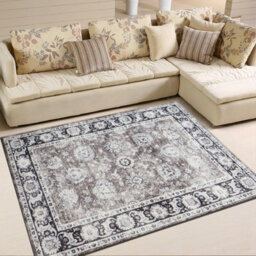 Ameha Bedroom Living Room 120X170Cm-Harmony Area Rugs Soft Cashmere Style - Soft Short Pile Vintage Carpet For Dining Room - thumbnail 5