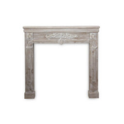Sweeek - Decorative Fireplace Surround Romance Limed Wood 104X17X100 Cm - thumbnail 6
