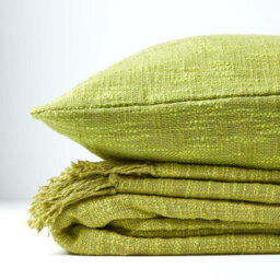 Homescapes Nirvana Cotton Green Rectangular Cushion Cover, 30 X 50 Cm - thumbnail 5