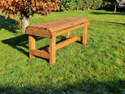 Churnet Valley Garden Furniture Ltd Valley Backless Garden Bench - Timber - L39 X W99.5 X H43 Cm - Fully Assembled - thumbnail 5