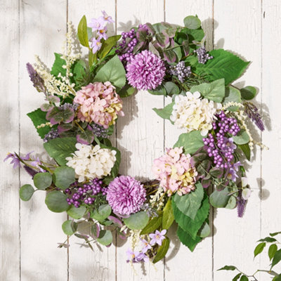 Dibor Traditional Woodland Treasures Front Door Autumn Wreath Winter Spring Wreath 26Cm - image 1