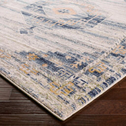 Livabliss Fifth Avenue-Vintage Grey Off-White Tan Traditional Boho Fringe Living Dining Bedroom Rug 200 X 275 Cm Easy Care, Non Shedding - thumbnail 6