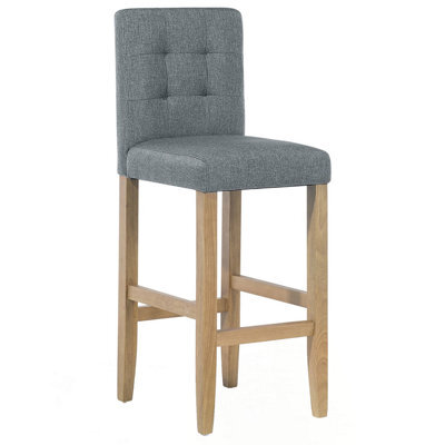 Beliani Retro Bar Chair Madison Grey
