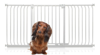 Bettacare Elite Pressure Dog Gate, 170Cm - 179Cm, Matt White, Pressure Fit Pet Gate For Dog And Puppy - image 1