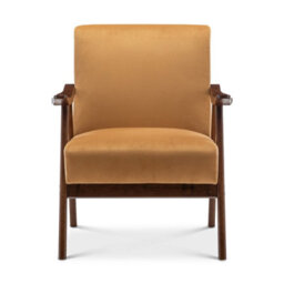 Velvet Gold Selma Accent Chair - thumbnail 2