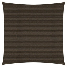 Berkfield Sunshade Sail 160 G/m2 Brown 3.6X3.6 M Hdpe - thumbnail 1
