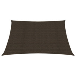 Berkfield Sunshade Sail 160 G/m2 Brown 3.6X3.6 M Hdpe - thumbnail 2