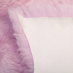 Beliani Sheepskin Rug Uluru Pink 65 X 110 Cm - thumbnail 5