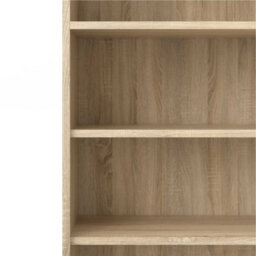 Wyld Haus Dris Oak-Effect Tall Bookcase, 5 Shelves, Natural - thumbnail 6