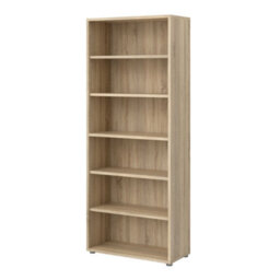 Wyld Haus Dris Oak-Effect Tall Bookcase, 5 Shelves, Natural - thumbnail 4