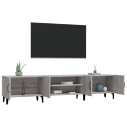 Vidaxl Tv Cabinet Grey Sonoma 180X31.5X40 Cm Engineered Wood - thumbnail 5