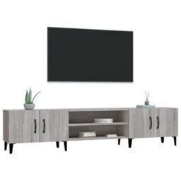 Vidaxl Tv Cabinet Grey Sonoma 180X31.5X40 Cm Engineered Wood - thumbnail 4