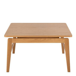 Wyld Haus Meadowrest Square Oak Coffee Table Natural 800 X 800 X 450 mm - thumbnail 3