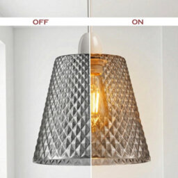Modern Glass Dome Lamp Shade For Ceiling Or Table Lamps E27 Fit 16Cm Diameter Vintage Industrial Style - thumbnail 6