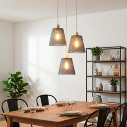Modern Glass Dome Lamp Shade For Ceiling Or Table Lamps E27 Fit 16Cm Diameter Vintage Industrial Style - thumbnail 5