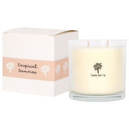 Nicola Spring Tropical Sunrise Scented Candle - 400G 28H Natural Single Wick Soy Wax Aromatherapy Candle Home Fragrance - thumbnail 1