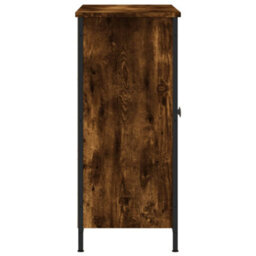 Berkfield Sideboard Smoked Oak 100X33X75 Cm Engineered Wood - thumbnail 7