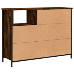 Berkfield Sideboard Smoked Oak 100X33X75 Cm Engineered Wood - thumbnail 8