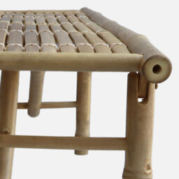 Sweeek. Bamboo Bench Fidji Natural 120X38X46 Cm - thumbnail 5